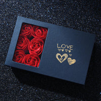 6Pcs Fashion Luxury Women Watch Necklace Earrings Ring Set For Women Rhinestone Wristwatch Bracelet Set Valentine's Day Gift Good Vibrations