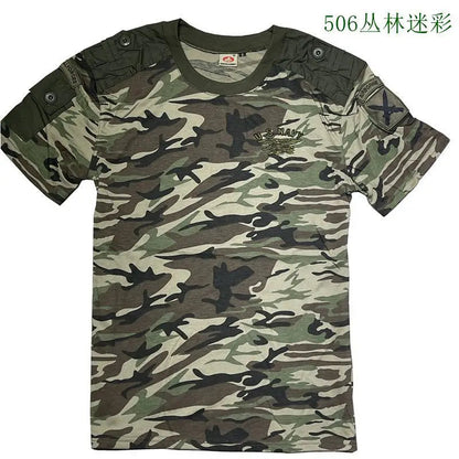Army Tactical T-shirt Men's Spring Autumn Long Sleeve Military T Shirt Combat Clothes Uniform Tops Round Neck Cotton Tee 4XL Good Vibrations