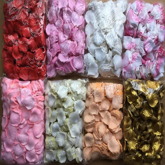 Festive Wedding Decor 5500 Pieces Rose Petals Flowers Confetti Party Colorful Birthday Celebrate Stage Supplies Good Vibrations
