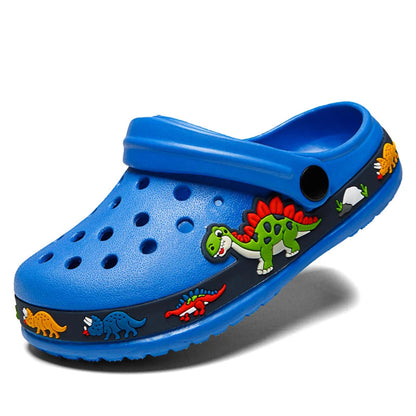 Cute New Animal Baby Boys Slippers Summer Kids Cartoon Sandals Toddler Beach Shoes Girls Cute Slides Children Slippers Good Vibrations