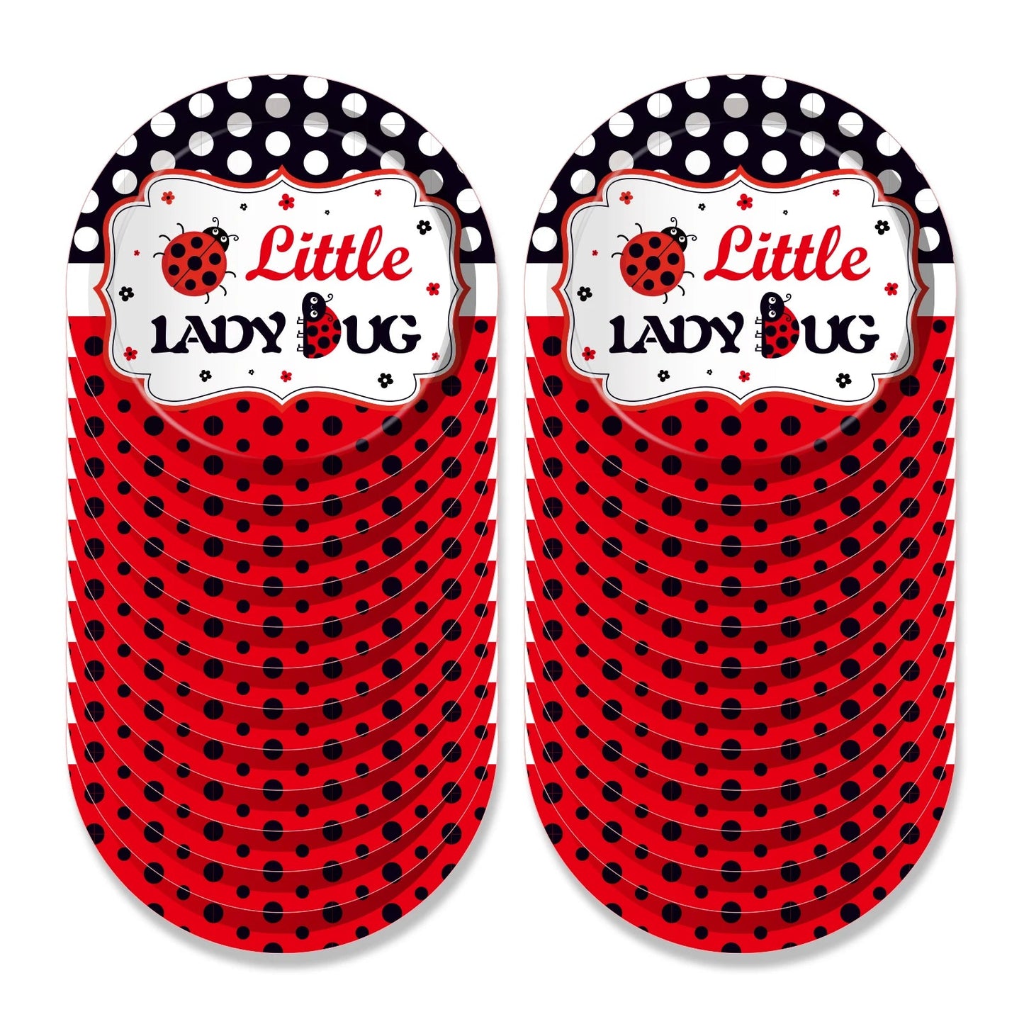 Insect Ladybug Party Disposable Tableware Sets Kids Birthday Plates Cups Napkins For Baby Shower Party Dinnerware Decoration Good Vibrations