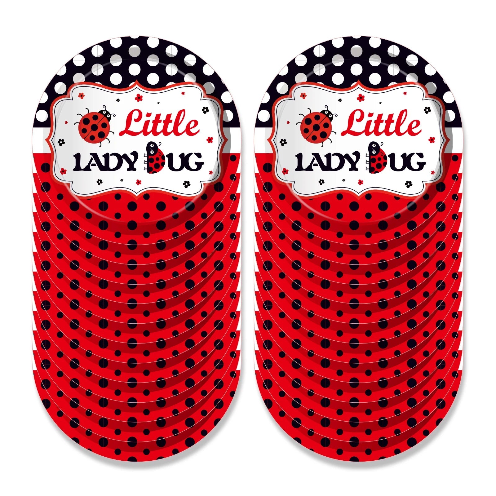 Insect Ladybug Party Disposable Tableware Sets Kids Birthday Plates Cups Napkins For Baby Shower Party Dinnerware Decoration Good Vibrations
