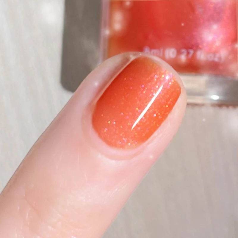 New Nail Polish Quick Dry No-bake Lasting Water-based Tearable Manicure Not Easy To Fade Semi-permanent Varnish Nail Art Good Vibrations