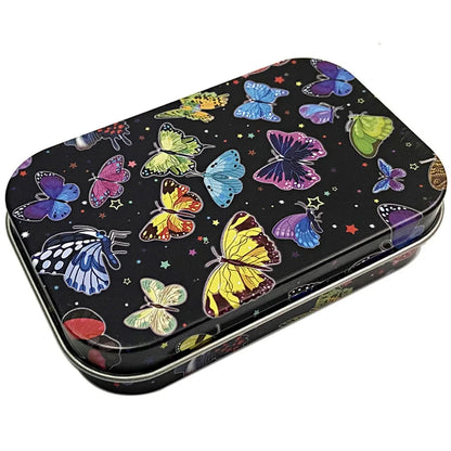 Cigarette Case Box Flip Cap Tobacco Storage Smoke Humidor Rolling Paper Jewelry Candy Coin Key Organizer Tin Flip Gifts Sealed Good Vibrations