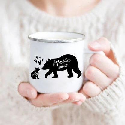 Mothers Day Gift for mom Mommy Birthday Gifts Best Mom Ever Mug Mommy Coffee Mugs Mother drink cup tea enamel cups Good Vibrations Adult Super Store