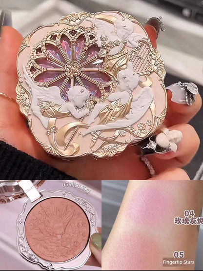 Flower Know Large Gift Box Perfume Dotted Brush Barrettes Lip Mud Good Vibrations