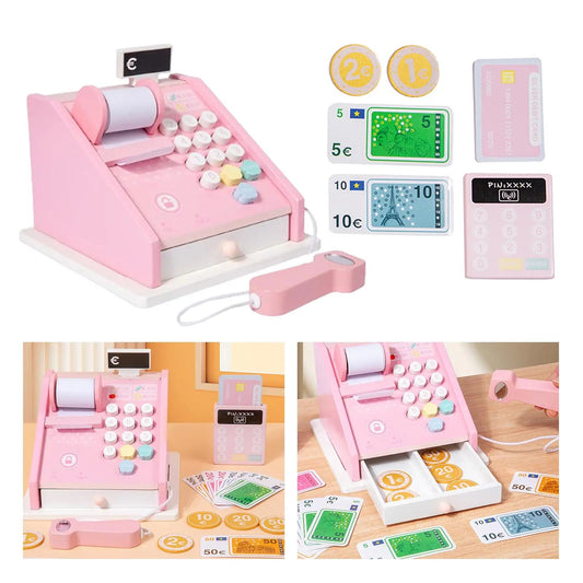 Register Toy Shopping ier Playset for Age 3-7 Girls Boys Gift Good Vibrations