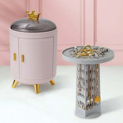 Jewelry Box Organizer Rings Storage Box Earring Necklace Display Desktop Organizer Jewelry Showcase Gifts for Woman Good Vibrations