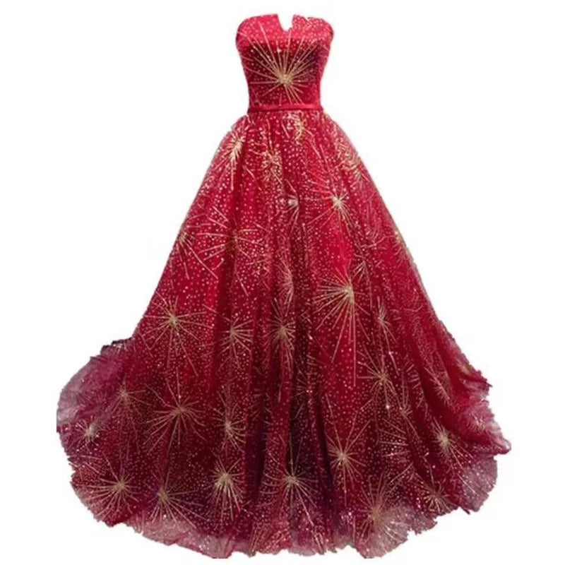 Prom Dresses long Sexy V-Neck Evening Dresses New Design Party gown Sequines Evening Vestidos Good Vibrations