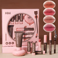 HiVi Makeup Gift Box Powder Glue Record Limited Lipstick Powder Makeup gift box set Valentine's Day gift for your wife Good Vibrations