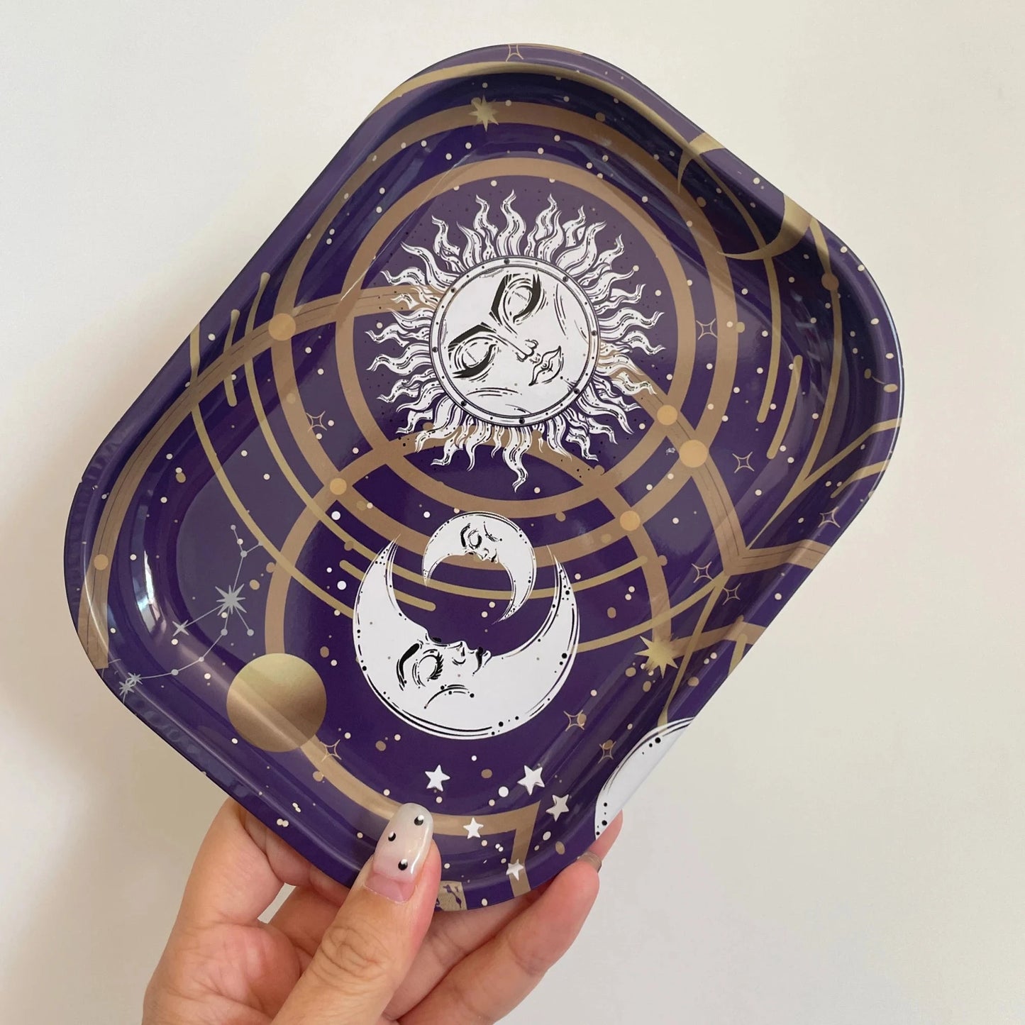 7x5.5inch Rolling Tray Tobacco Smoke Accessories Good Vibrations