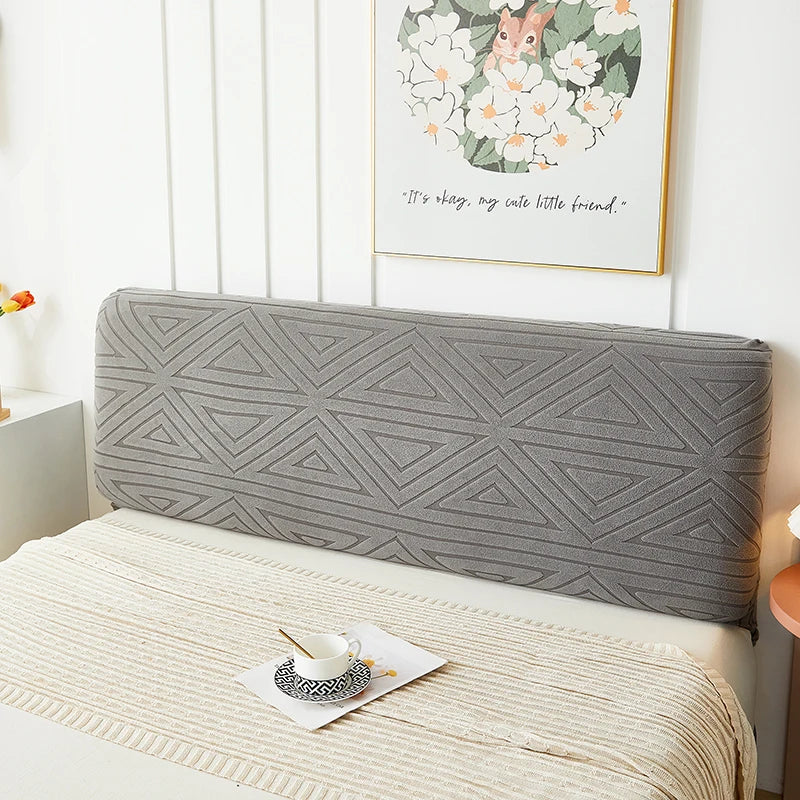 Bedhead protective cover, dirt proof, high elasticity, easy to install, universal bedside cover for all seasons, bedside cover Good Vibrations