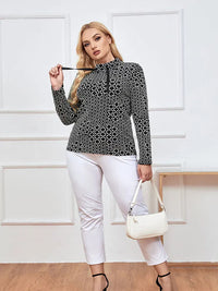 Womens plus size woven round neck shirt belongs to the category of womens clothing Good Vibrations