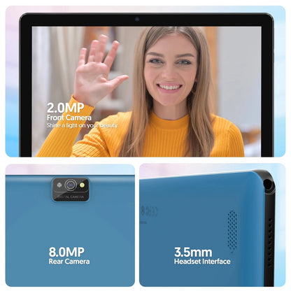 BAKEN new 10-inch Android 13 tablet , quad-core processor, 7GB (3g+4g memory expansion) RAM+64GB ROM, 1TB expansion, 1280x800 IP Good Vibrations