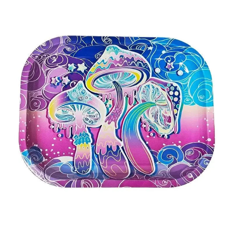 Various Pattern Designs Rolling Tray Herb Tinplate Plate Grinder Tools Rolling Tray 180 x 140 MM Herb Tobacco Smoke Accessories Good Vibrations Adult Super Store