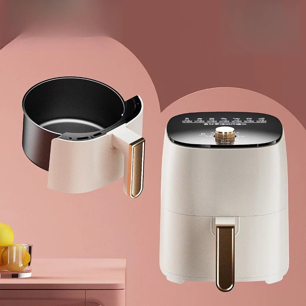 Air fryer - Home-use 5L large-capacity fryer, intelligent baking machine, multi-functional electric fryer, oven Good Vibrations