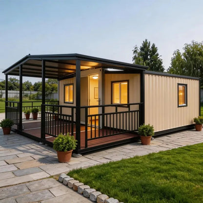 Prefab Houses Module Prefabricated Expandable Container Home Foldable Tiny 2 3 4 Bedroom Living Container House 20Ft 40Ft Good Vibrations