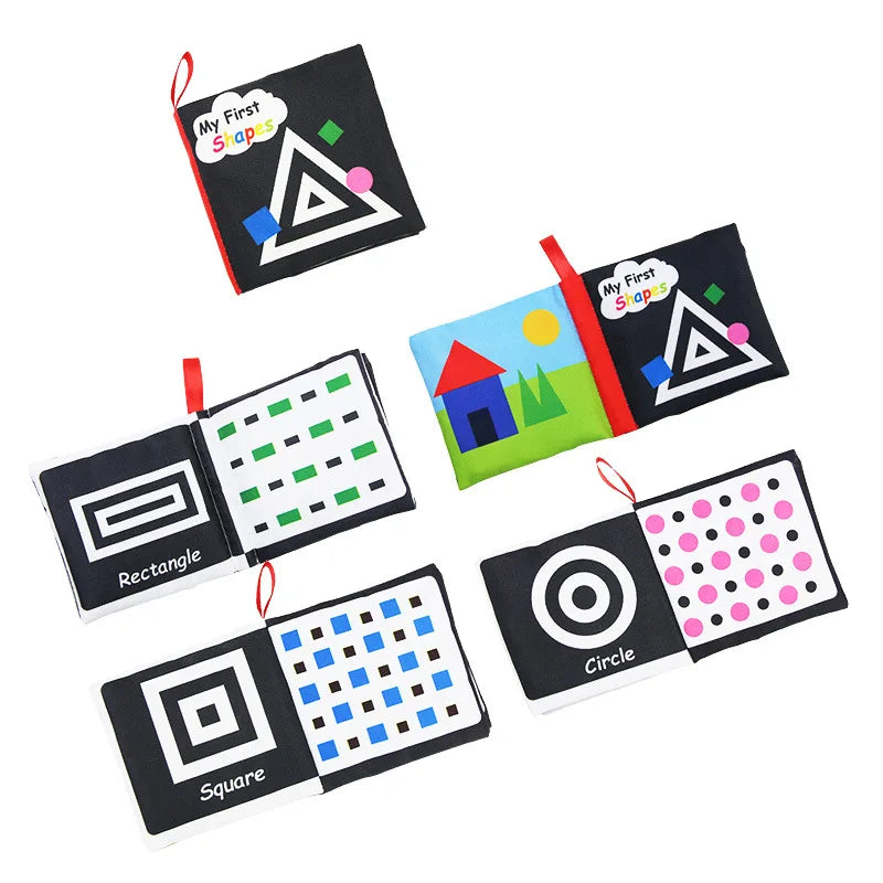 Baby Soft Cloth Book 0-36M Early Learning Toy Parent-child Interactive Montessori Puppet Educational Toy for Boy Girl Kids Gift Good Vibrations