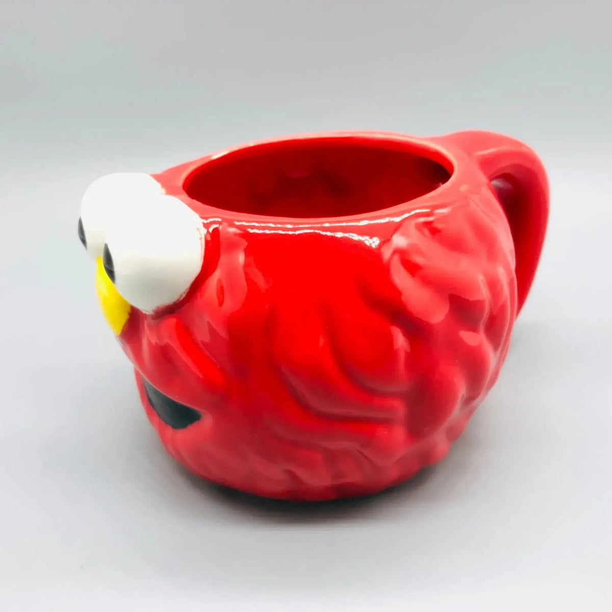 Cartoon Sesame Elmo Coffee Mug Fuuny Monster Cute Water Cup Kawaii Ceramic Milk Tea Mug Office Drinking Cup House Drinkware Good Vibrations