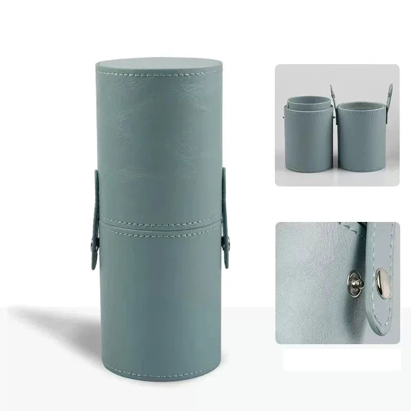 PU Leather Travel Empty Cosmetic Brushes Pen Holder Makeup Artist Bag Brushes Organizer Make Up Tools Good Vibrations