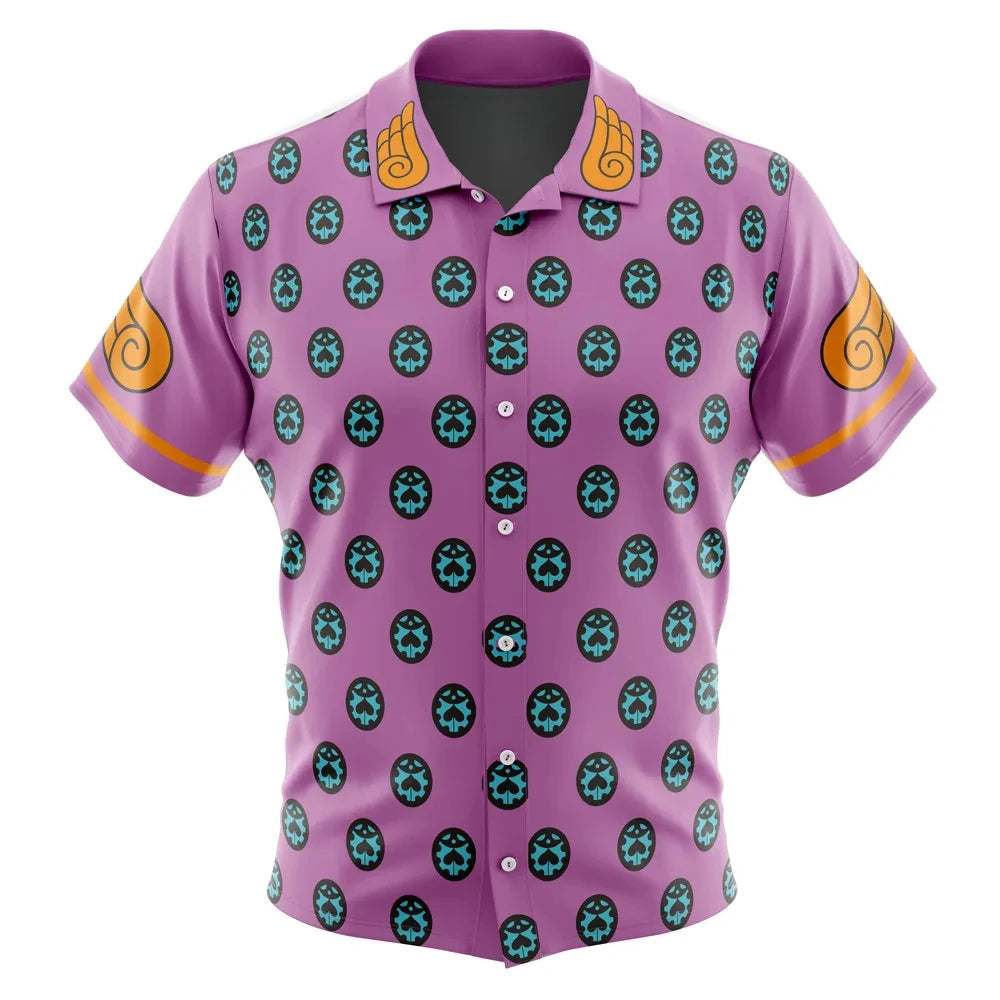 Zelda Spiritual Stones Zelda Button UpHawaiian ShirtFashion Trend Breathable Loose Versatile Casual Sports Summer Men Good Vibrations