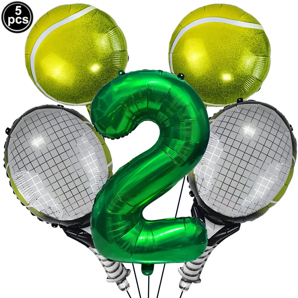 Tennis Party Supplies Paper Plate Napkin Cup Tableware for Boys Baby Shower Tennis Ball Sports Themed Party Birthday Decoration Good Vibrations