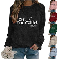 Women's Y2k Letter Print Knitwear Large Size Loose Soft Pullover Sweater Comfy Casual Crewneck Long Sleeve Sweater Jersey New Good Vibrations