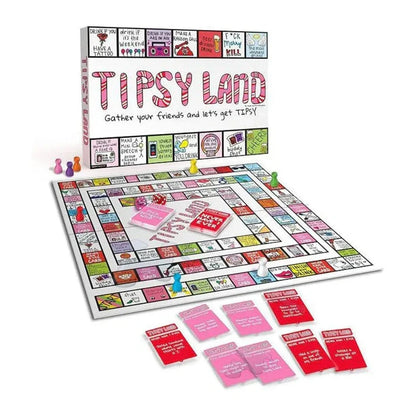 Party Gift of Tipsy Land Party Board Games Fun Drinking Games for Friends Good Vibrations