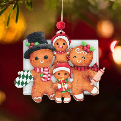 Christmas Wooden Gingerbread Man Xmas Tree Hanging Ornaments Christmas Decor For Home 2024 Cristmas Xmas Gifts Navidad New Year Good Vibrations