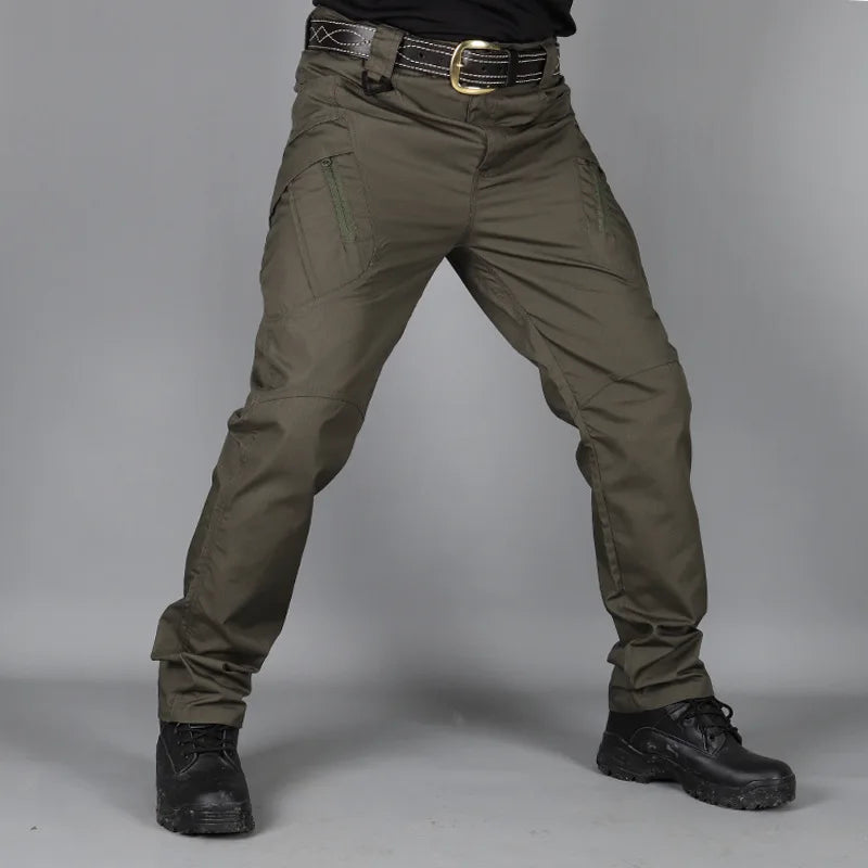 IX9 City Outdoors Tactical Pants Men Combat  Pants Casual Men Hiking Pants Outdoors Trousers Cargo Waterproof Pants Good Vibrations