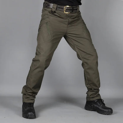 IX9 City Outdoors Tactical Pants Men Combat  Pants Casual Men Hiking Pants Outdoors Trousers Cargo Waterproof Pants Good Vibrations