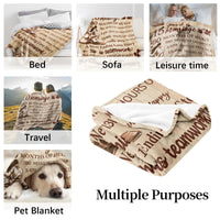 15 Anniversary Crystal Wedding Anniversary Gift, Anniversary Gift Blanket for Wife Husband Good Vibrations