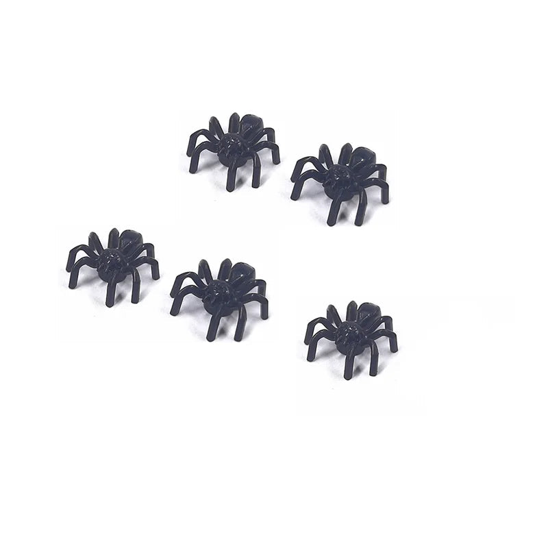 Halloween Parts Spider Web Pumpkin Snake Horror MOC Bricks Building Blocks Toys for Children Christmas Gifts Good Vibrations
