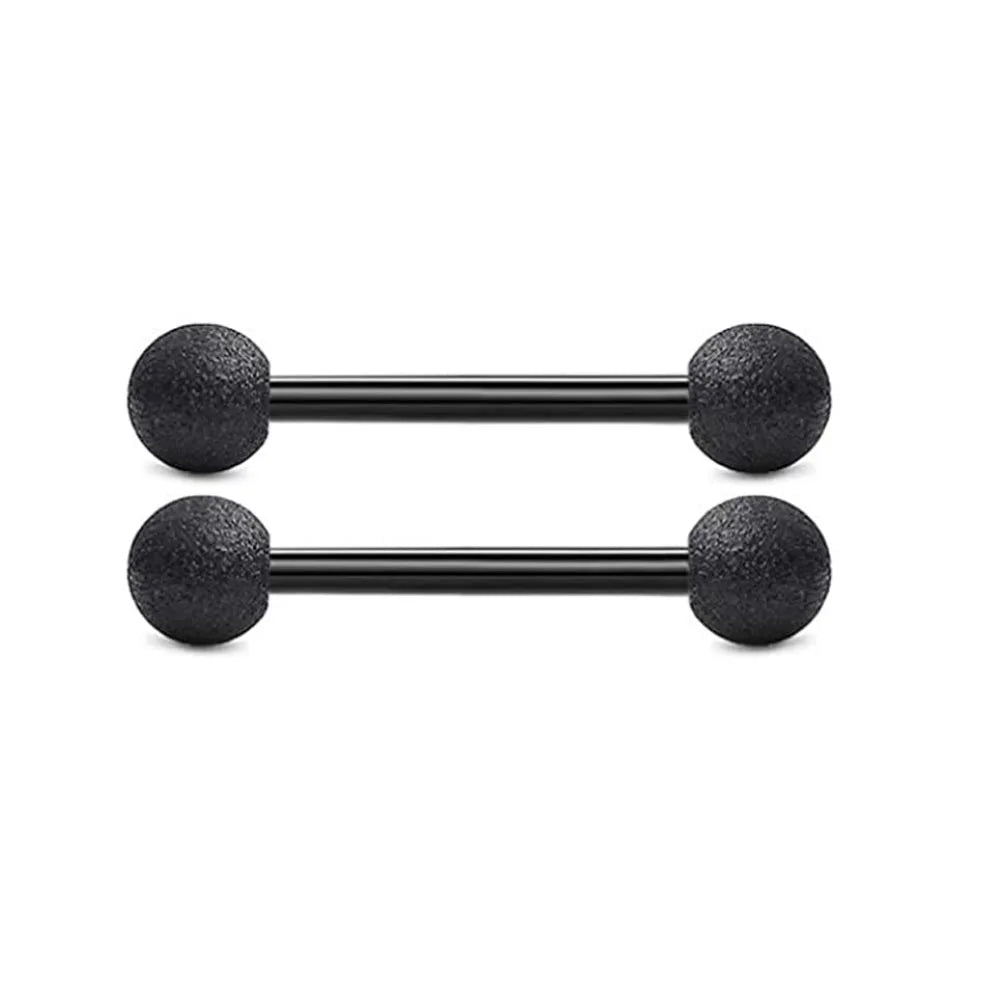 14G Tongue Rings Surgical Steel Straight Barbell Nipplerings Nipple Ring Body Piercing Jewelry Long Barbell Bridge Tongue Rings Good Vibrations