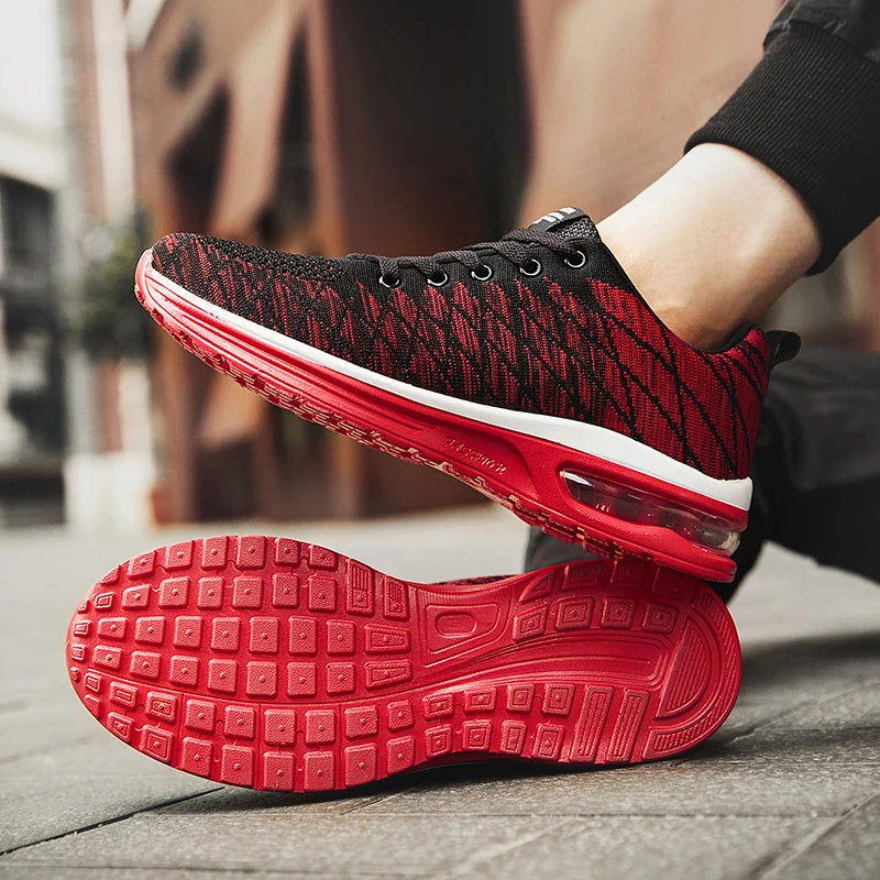 Men Running Shoes Fashion Breathable Outdoor Male Sports Shoes Sneakers Women Comfortable Athletic Footwear Good Vibrations
