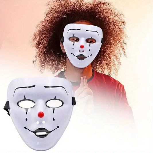 Halloween Masquerade Mask Spooky Full Face Mask Props for Haunted House Role Play Dance Party Stage Performance Decoration Good Vibrations