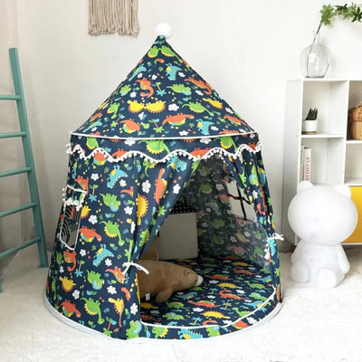 Large  Play Tent for Kids Folding Toy Tent Children Play House Princess Castle Children Outdoor Gifts Toys Tent Castle