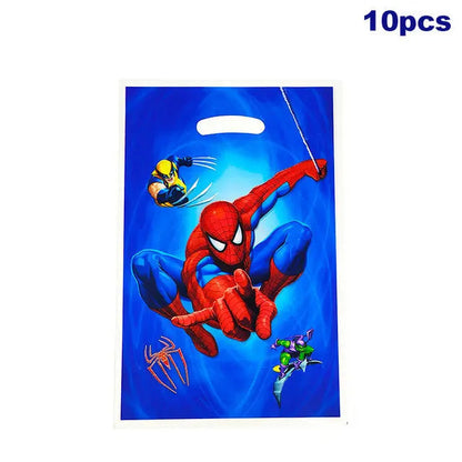 Spiderman Birthday Party Tablecloth Disposable Plastic Table Cover Tableware for Kids Birthday Party Baby Shower Decorations Good Vibrations
