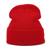 Knitted hats for men and women in autumn and winter, pure color, simple and versatile. Knitted hats with pullovers and cold hats Good Vibrations