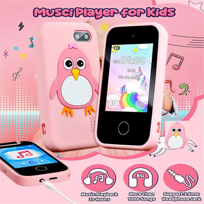 Toy Phone for Kids with Dual Camera Kid Smart Phone for Boys Girls Gifts Music Player 18 Games Toddler Learning Mini Toy Phone Good Vibrations