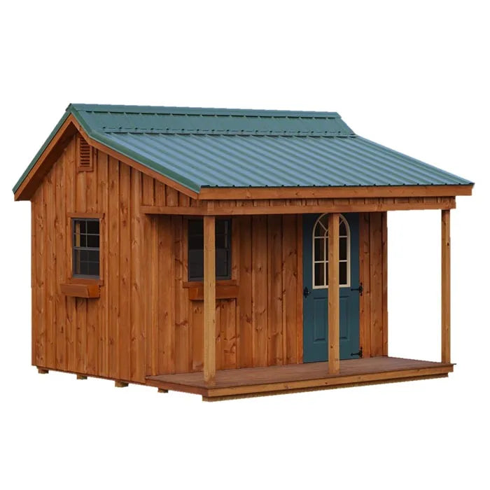 Wholesale 10x12 Luxury Cedar Wood House Outdoor Storage Shed Garden Tool Good Vibrations