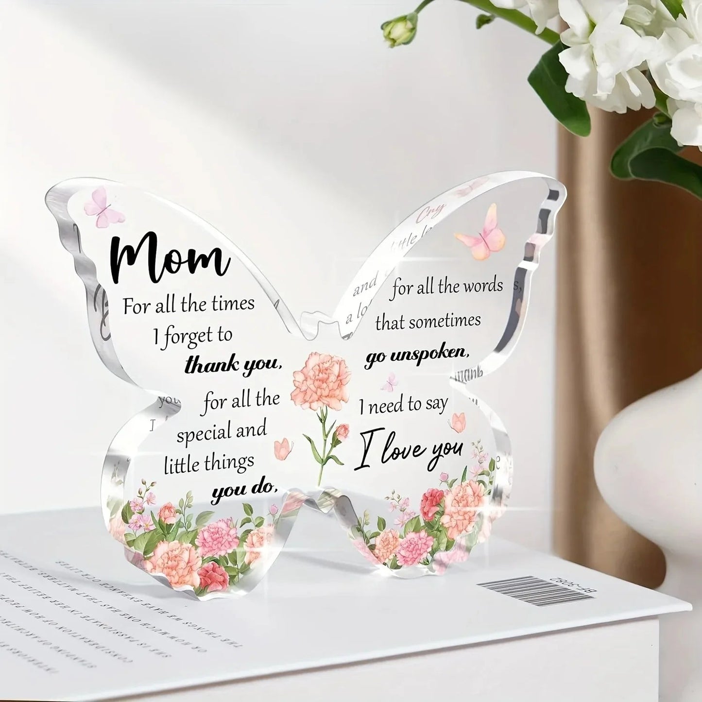 Gifts for Mom Delicate Birthday Gifts for Mom from Daughter Son Heartwarming Mom Birthday Gift Thanksgiving Mothers Day for Mom Good Vibrations