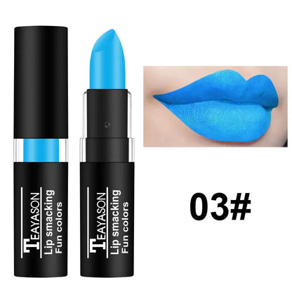 Matte Lipstick Long Lasting Waterproof Black White Lip Gloss Velvet Lip Tint Christmas Halloween Make Up Wholesale Good Vibrations