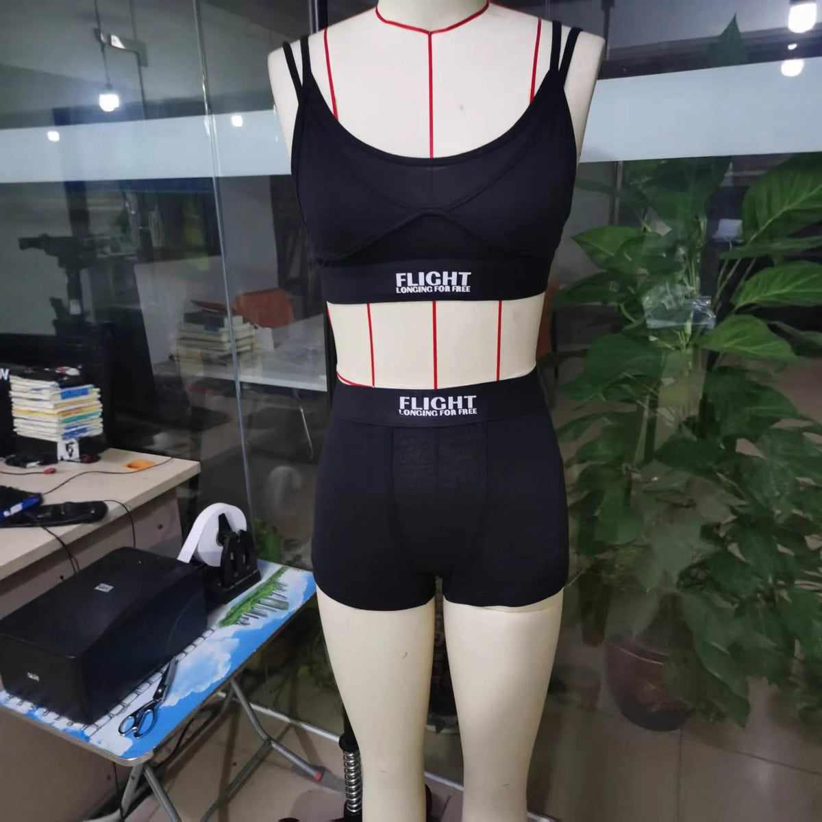 Women's 2-Piece Outfit Set Crop Top And Shorts Matching Sets Cleanfit Style Summer Fashion Suitable for All Good Vibrations