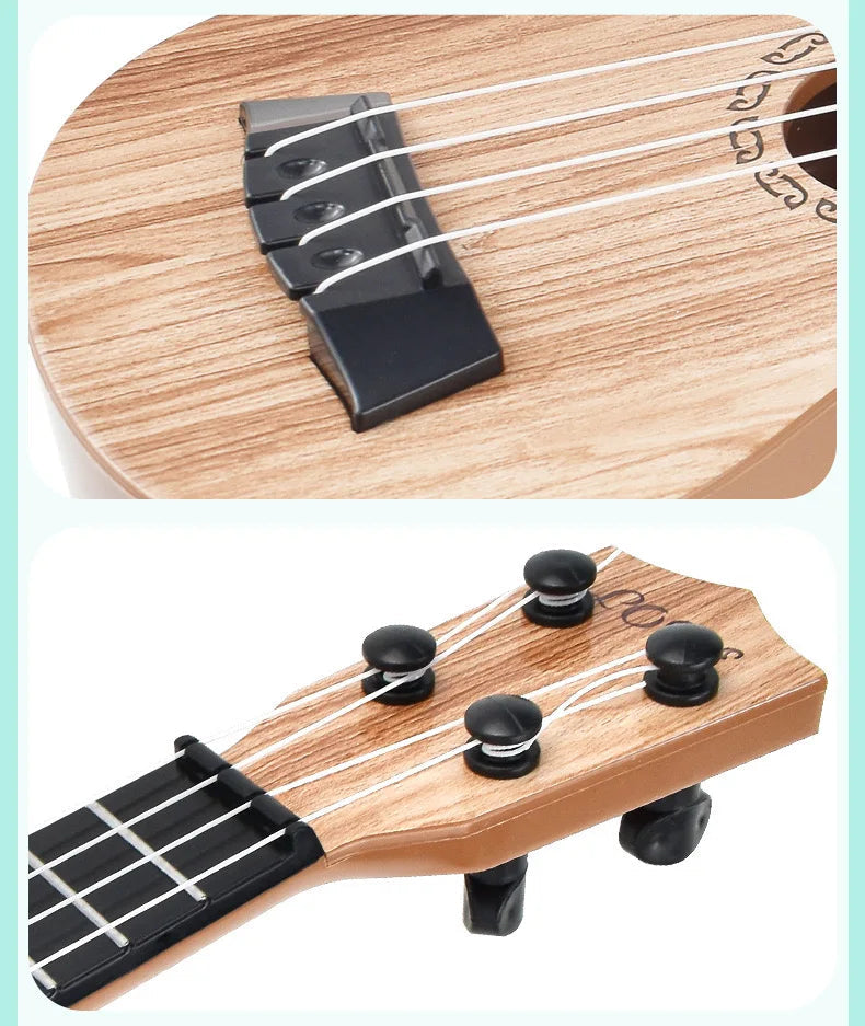 35cm Children Guitar Toy Can Be Used To Play Elementary Instruments With Paddles Simulating Yukrili Music Toys Good Vibrations