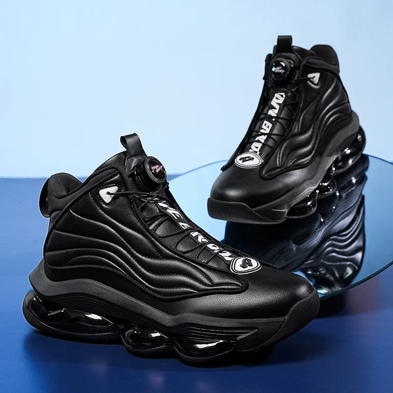 Men's Basketball Shoes Breathable Cushioning Non-Slip Wearable Runing Shoes Gym Training Athletic Basketball Sneakers for Women Good Vibrations