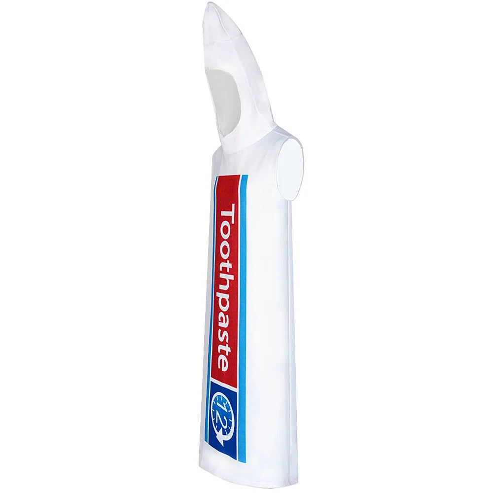 New Toothpaste Toothbrush Couple Cos Costume Halloween Funny Role-playing Couple Costume Good Vibrations