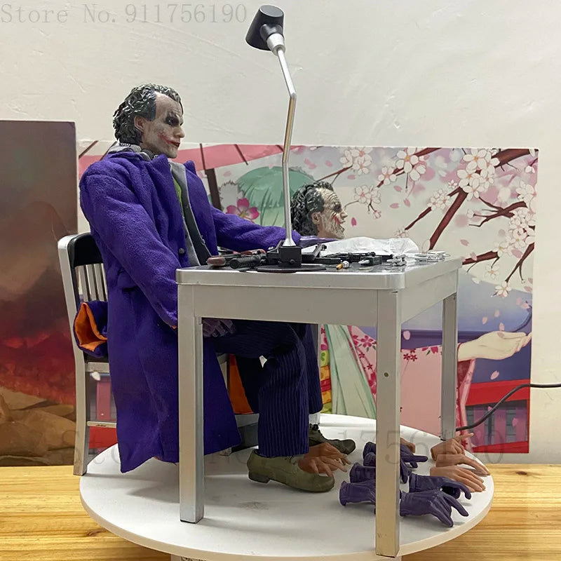 HC Hot Toys Joker Figure The Comedian Play Arts The Dark Knight  1/6 Articulated Joints Collectible Toy 30CM Good Vibrations