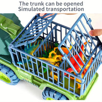 Dinosaur Transport Engineering Truck, Tyrannosaurus Rex Toy Vehicle, , Dinosaur Eggs, Children's Toy Vehicle Good Vibrations