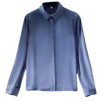 Red Women Shirt New Korean Fashion Women Clothing OL Satin Blouse for Women Long Sleeved Women's Shirt Basic Elegant Women Tops Good Vibrations